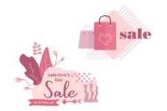 Valentine's Day Sale Editable Vector Scene Creator Product Image 4