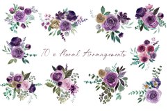Beautiful Florals - Watercolor Flowers and Leaves Bundle Product Image 4