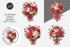 Whimsical Flowers Clipart,Flowers Sublimation Product Image 1
