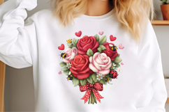 Whimsical Flowers Clipart,Flowers Sublimation Product Image 3