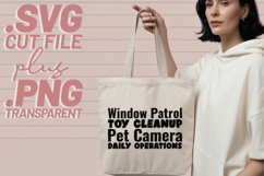 4x Funny Cat Quotes Treat Budget Window Patrol SVG Cut Files Product Image 4