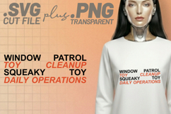4x Funny Quotes Window Patrol Lint Collector SVG Cut Files Product Image 4