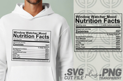 4x Funny Quotes Window Watcher Nutrition Facts SVG Cut Files Product Image 4
