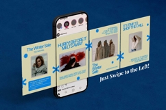 Winter Sale Instagram Carousel &amp; Canva Template Product Image 3