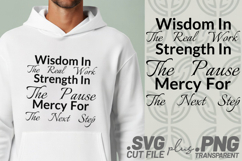 4x Peace Hope Courage Grace Wisdom SVG Cut Files Design Product Image 3