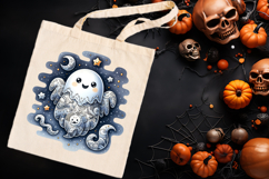 Cute Halloween ghost clipart png | Funny girl shirt designs Product Image 3