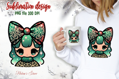 Christmas coquette bows designs BUNDLE | Iridescent bow png Product Image 14
