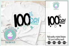 100 days of School SVG cut file Sublimation PNG Teacher Product Image 1
