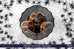 Halloween Evil Pumpkins Wind Spinner Product Image 1