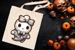 Cute Halloween ghost clipart png|Coquette bows shirt designs Product Image 3