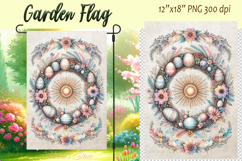 Easter Garden Flag Sublimation |Religious sublimation design Product Image 1