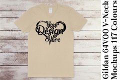 Gildan 64V00 V Neck T-Shirt Mockup Bundle 117 Colours 1114 Product Image 9