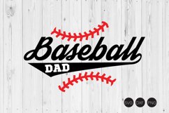 Baseball Dad SVG, Baseball SVG, DXF, PNG Cut Files Product Image 1