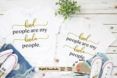 kind people are my kinda people svg Be kind svg Kindness svg Product Image 1