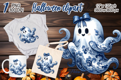 Cute Halloween ghost clipart png|Coquette bows shirt designs Product Image 1