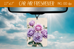 3d Floral Air Freshener Car| Car air freshin sublimating png Product Image 1