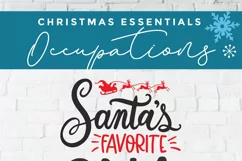 Christmas CNA svg -Santa's favorite CNA christmas svg file Product Image 4