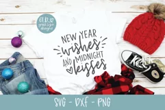 New Year Wishes & Midnight Kisses - New Years SVG Product Image 1