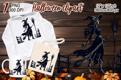 Cute Halloween witch clipart | Abstract shirt designs png Product Image 2