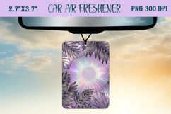 Iridescent magic pattern Air Freshener Car sublimating Product Image 1