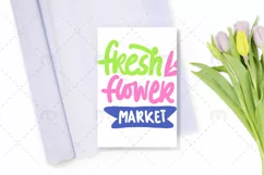 Fresh flower market. Spring SVG. Farm house sign. Product Image 2
