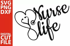 Nurse Life svg, Doctor svg, Stethoscope svg, Medical vector Product Image 2