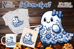 Cute Halloween ghost clipart png|Coquette bows shirt designs Product Image 2