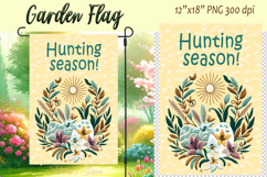 Easter Garden Flag Sublimation |Religious sublimation design Product Image 1