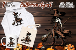 Cute Halloween witch clipart | Abstract shirt designs png Product Image 2