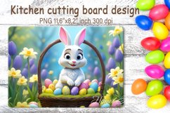 Easter cutting board sublimation| Flowers chopping boards Product Image 15