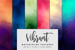Vibrant Watercolor Textures | 6 Pack Product Image 1