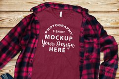 Bella Canvas 3001 Mock-up Bundle Buffalo Plaid style Product Image 7