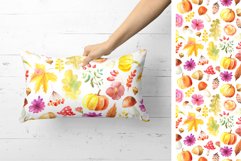 10 Watercolor Autumn Patterns Product Image 6