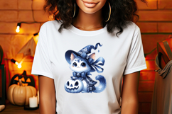 Cute Halloween clipart BUNDLE | Coquette bows shirt designs Product Image 9