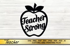 Teacher SVG PNG EPS DXF Files for Cutting and Printing Product Image 6