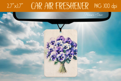 3d Floral Air Freshener Car| Car air freshin sublimating png Product Image 1