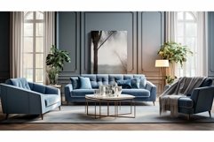 modern blue and gray Product Image 1