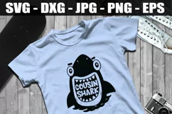 Cousin Shark SVG, Shark Family SVG DXF EPS Shark Shirt SVG Product Image 1