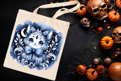 Cute Halloween clipart BUNDLE | Coquette bows shirt designs Product Image 11
