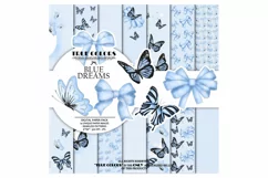 Blue dreams Baby Boy Paper Pack Fashion Illustration Product Image 1