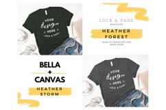 Mockup TShirt Bundle Bella Canvas 3001 T-Shirt Flat Lay Product Image 2