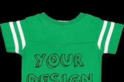 Infant Football Bodysuit Mockups - 12 |PNG|Front/Back - V1 Product Image 9