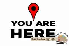 You are here doormat svg, DIY Welcome mat svg, Diy doormat Product Image 2
