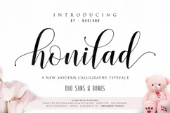 Honilad Script + Sans & Ornament - Free Font of The Week Product Image 1