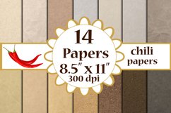 Kraft Digital Papeers, craft digital papers, A4 digital Product Image 1