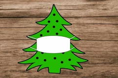 Christmas Trees with Face Masks Clipart- COVID Christmas Product Image 4