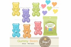 Gummy Bears Digital Papers and Clipart Product Image 2