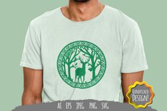 Deer in Forest SVG Product Image 2