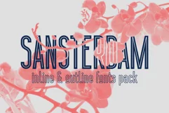 Sansterdam Inline & Outline - Free Font Of The Week Product Image 1