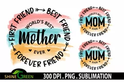 Mom Sublimation Mothers Day - World's Best Mother Mum Quote Product Image 2